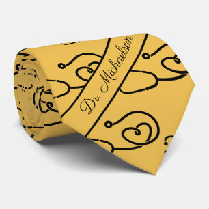 Corbata Patrón estetoscopio Médica médico personalizado