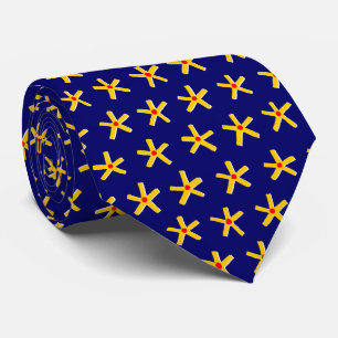 Corbata Patrón Estrella V2 de estilo egipcio antiguo - Azu