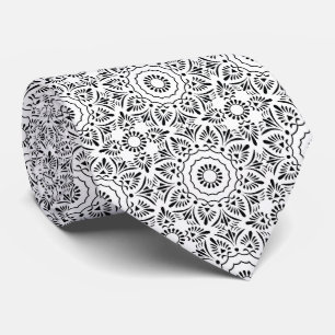Corbata Patrón étnico indio árabe turco negro