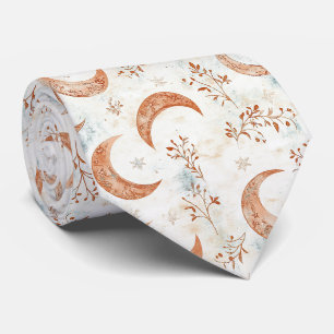 Corbata Patrón floral celestial (3)