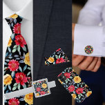 Corbata Patrón floral colorido<br><div class="desc">Patrón Floral colorido.</div>