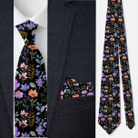 Corbata Patrón floral colorido<br><div class="desc">Patrón Floral colorido.</div>