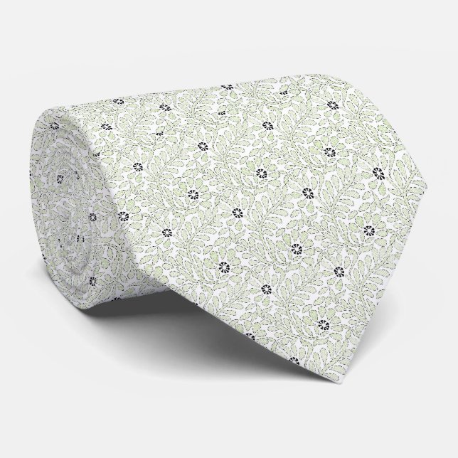 Corbata Patrón floral continuo formal (Enrollado)