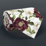 Corbata Patrón floral de Borgoña<br><div class="desc">Añade un toque sofisticado a tu ropa con esta corbata de cuello con un hermoso patrón floral burdeos. Perfecto para bodas, eventos formales o elegancia cotidiana, eleva cualquier aspecto con su encanto atemporal. Ideal para regalar o añadir un poco de encanto a tu armario.</div>