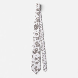 Corbata Patrón floral de doble cara