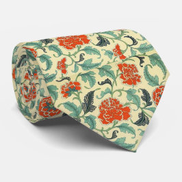 Corbata Patrón floral de inspiración oriental