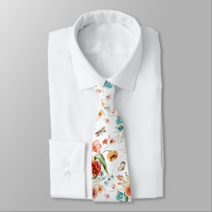 Corbata Patrón floral de jardín