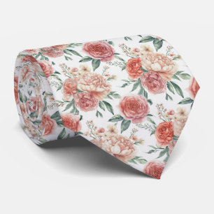 Corbata Patrón Floral de Jardín Elegante