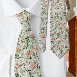 Corbata Patrón floral de jazmín famoso de William Morris