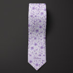 Corbata Patrón floral de lavanda<br><div class="desc">Eleva tu atuendo boda con nuestro Nillo de Cuello de Patrón Floral Lavender. La decoración floral de lavanda aporta un toque de encanto y sofisticación. Asegúrese de completar el aspecto con nuestros calcetines de coordinación para un conjunto pulido.</div>