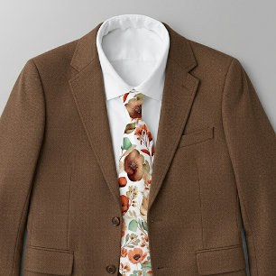 Corbata Patrón floral de otoño