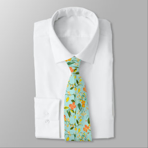 Corbata Patrón floral de primavera
