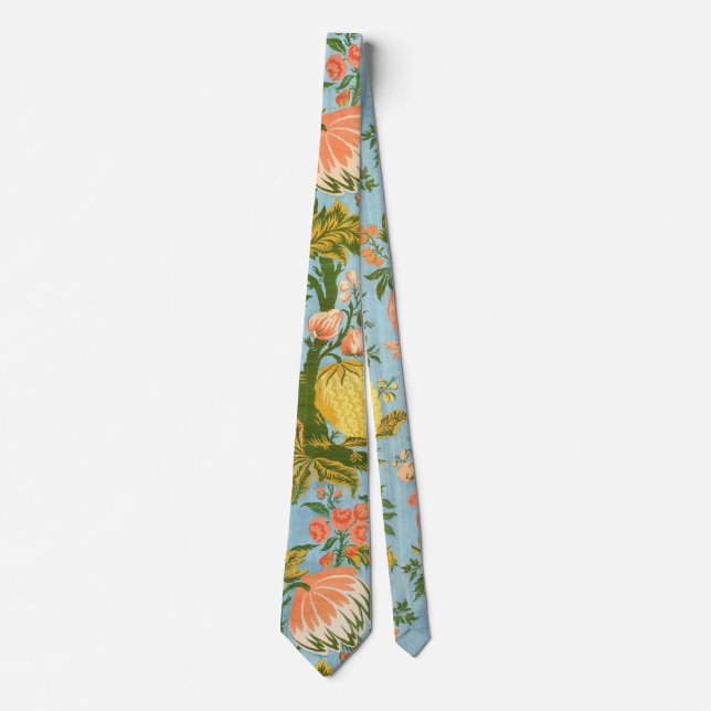 Corbata Patrón floral del siglo XVIII (Anverso)