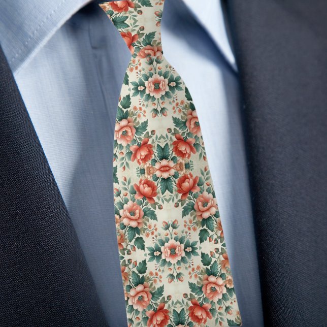 Corbata Patrón floral formal (Subido por el creador)