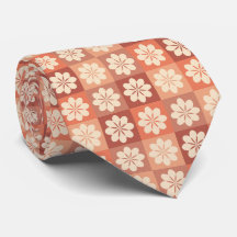 Patrón floral geométrico retro