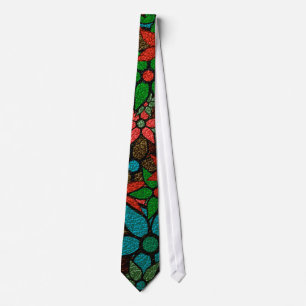 Corbata Patrón floral moderno de moda n.º 3