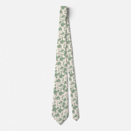 Corbata Patrón floral moderno elegante