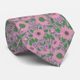 Corbata Patrón floral moderno formal