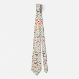 Corbata Patrón floral vintage