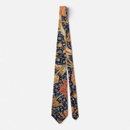 Corbata Patrón floral vintage, William Morris