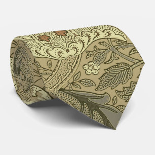 Corbata Patrón floral William Morris Windrush: Vintage