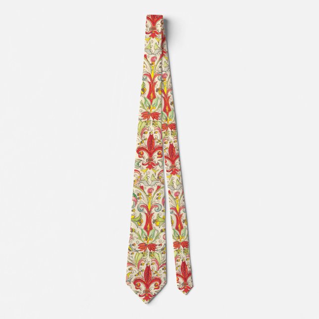 Corbata Patrón florentino italiano Fleur de Lis (Anverso)
