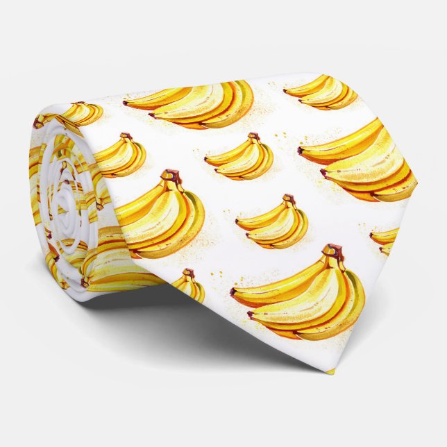 Corbata patrón fresco de fruta bananera (Enrollado)