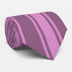 Corbata Patrón funky de franja de color fucsia antiguo