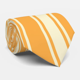 Corbata Patrón Funky de la banda de color del Naranja amar