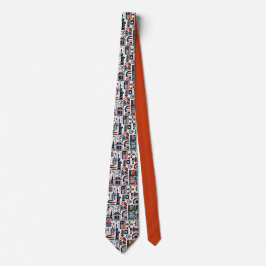 Corbata Patrón generativo del 4 de julio