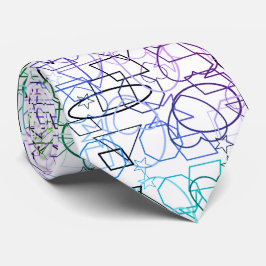 Corbata Patrón geométrico abstracto | Baldosa y filtrada |