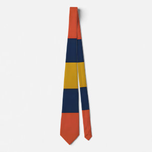 Corbata Patrón geométrico abstracto con flechas