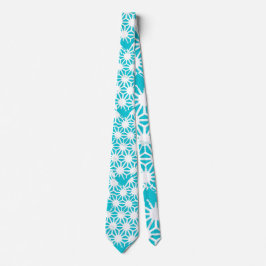 Corbata Patrón geométrico acuático