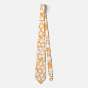 Corbata Patrón geométrico amarillo