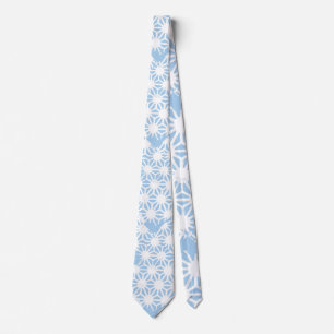 Corbata Patrón geométrico azul pálido