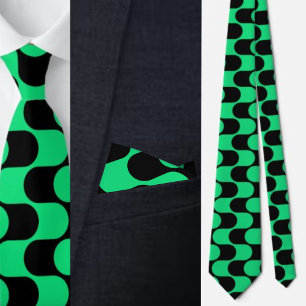 Corbata Patrón geométrico colorido