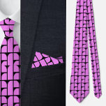 Corbata Patrón geométrico colorido<br><div class="desc">Patrón geométrico colorido.</div>