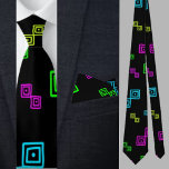 Corbata Patrón geométrico colorido<br><div class="desc">Patrón geométrico colorido.</div>