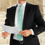 Corbata Patrón geométrico de diamantes de esmeralda y blan<br><div class="desc">Los diamantes sencillos y elegantes son un patrón sin fisuras en una variedad de colores perfecto para cualquier ocasión.</div>