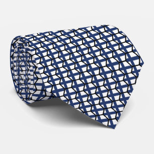 Corbata Patrón geométrico de hexágono de la bandera de Fin