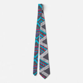 Corbata Patrón geométrico étnico ornamental tradicional