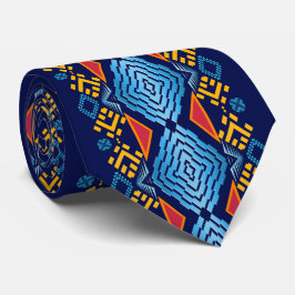 Corbata Patrón geométrico étnico suroeste Neck Tie