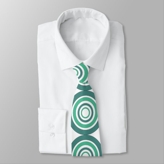 Corbata Patrón geométrico Mandala (Atado)