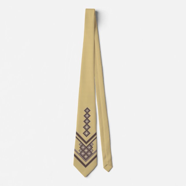 Corbata Patrón geométrico moderno   (Anverso)