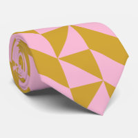 Patrón geométrico moderno y elegante rosa y dorado