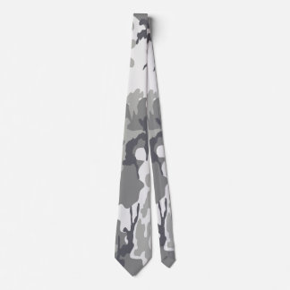 Corbata Patrón gris camuflado