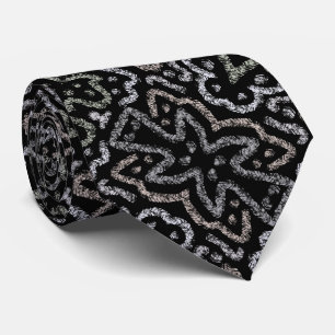 Corbata Patrón Grunge de Flecha Abstracta con Pasteles Sua