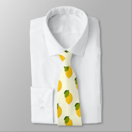 Corbata Patrón Lemons Frutos de cítricos amarillos y verde
