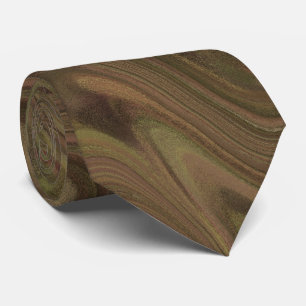Corbata Patrón Marrón Mármol