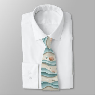 Corbata Patrón Mínimo de Playa Boho